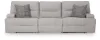 Ashley Furniture 93605S18 Ashley Furniture 93605S18 Acklen Place - 3-Piece Power Reclining Sectional Sofa - Pewter