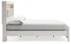 Ashley Furniture B2640B51 Altyra - King Bookcase Panel Bed - White
