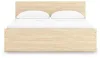 Ashley Furniture EB9632B24 Ashley Furniture EB9632B24 Onita - King Panel Platform Bed With 2 Side Storage - Natural