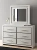 Ashley Furniture PCB3381B1 Ashley Furniture PCB3381B1 Zuraleus - Dresser And Mirror - White