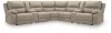 Ashley Furniture PC99201S34 Ashley Furniture PC99201S34 Narwhal Place - 7-Piece Reclining Sectional With 2 Storage Console - Pebble