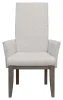 Pulaski Furniture P402240-KIT102 Pulaski Furniture P402240-KIT102 Anderson Park - Leg Dining Table With 6 Upholstered Side Chairs, 2 Upholstered Arm Chairs And Sideboard - Moose Trail / Frontier Brown