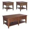 Liberty Furniture 110-OT-3PCS Liberty Furniture 110-OT-3PCS Lake House - 3 Piece Table Set (1 Cocktail 2 End Tables) - Oak