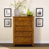 Liberty Furniture 175-BR41 Grandpas Cabin - 5 Drawer Chest - Aged Oak
