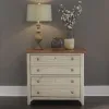Liberty Furniture 652-HO146 Farmhouse Reimagined - Lateral File - Antique White / Chestnut Tops