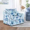 New Classic U1270-12-BFP Sylvie - Swivel Chair - Blue / White