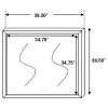 CoasterEveryday 207044 Brantford - Dresser Mirror - Barrel Oak