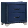 CoasterEveryday 223371KW-S5 Melody - 5 Piece California King Bedroom Set - Pacific Blue