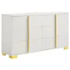 Coaster Fine Furniture 222933 Marceline - 6-Drawer Dresser - White
