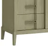 Samuel Lawrence Furniture S952-041 Kendall - Sliding Door Chest With Drawers - Light Brown
