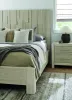 Samuel Lawrence Furniture S960-BR-K3 Millwork - King Panel Bed - Gray