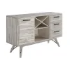 Intercon MR-CA-5836-WWH-C Modern Rustic - Server - Weathered White