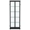 Coaster Fine Furniture 950400 Aero - 5-Shelf Display Curio Cabinet With LED Lighting - Black
