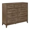 Liberty Furniture 936-BR32 Shaker Lakes - 9 Drawer Chesser - Harvest Brown