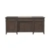 Liberty Furniture 297-HO-EXD Paradise Valley - Executive Desk - Saddle Brown