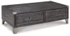 Ashley Furniture T901-9 Todoe - Lift Top Cocktail Table - Dark Gray