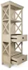 Ashley Furniture D647-76 Bolanburg - Display Cabinet - Antique White