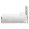 Ashley Furniture B3788B4 Cayboni - Queen Panel Bed - Whitewash