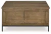 Ashley Furniture T686-9 Torlanta - Lift Top Cocktail Table - Brown