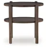 Ashley Furniture A4000714 Wiattbury - Accent Table - Gray Brown