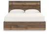 Ashley Furniture PCB3367B14 Chirason - King Panel Bed With Storage - Brown