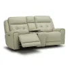 Liberty Furniture 7006ST-23P Carrington - Loveseat With Console P3 & ZG - Baja Stone