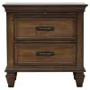 CoasterEssence 300525KE-S4 Devon - 4 Piece Eastern King Bedroom Set - Burnished Oak