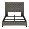 CoasterEssence 301405F Bancroft - Upholstered Full Wingback Bed - Gray