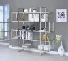 CoasterElevations 801304 Elmer - 5-Shelf Bookshelf - Clear And Chrome