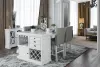 Furniture of America CM3390PC-2PK Sutton - Counter Height Chair (Set of 2) - Antique White