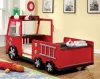 Furniture of America CM7767-BED Rescuer - Twin Bed - Red / Black