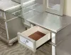 Furniture of America CM7673V-SET Salamanca - Vanity With Stool - Silver