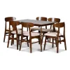 New Classic 40-331N-D6C New Classic 40-331N-D6C Morocco - 7 Piece Dining Room Set (Rectangle Dining Table & 6 Chairs) - Natural