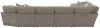 Jackson Furniture Industries 3145/63/59/31/96/28-28 Jackson Furniture Industries 3145/63/59/31/96/28-28 Turner - 5 Piece Sectional With RSF Cuddler With Cocktail Ottoman - Mushroom