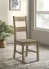 Coaster Fine Furniture 192922 Cardova - Solid Wood Dining Side Chair (Set of 2) - Vineyard Oak