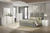 Coaster Fine Furniture 223094 Ines - Dresser Mirror Holographic - White High Gloss