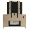Coaster Fine Furniture 222663FBM Lorient - 8-Drawer LED Flame Box Dresser And Mirror - Ivory Camel