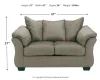 Ashley Furniture 7500535 Ashley Furniture 7500535 Darcy - Loveseat - Cobblestone