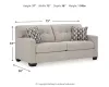 Ashley Furniture 3100438 Ashley Furniture 3100438 Mahoney - Sofa - Pebble