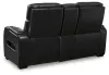 Ashley Furniture U2710618 Ashley Furniture U2710618 Boyington - Power Reclining Loveseat with Console/ Adj Headrest - Black