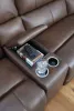 Ashley Furniture PCU12001S5 Bleckley - 6-Piece Power Reclining Sectional With LAF And RAF Recliners - Espresso
