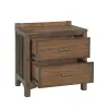 Samuel Lawrence Furniture S917-050 Seneca - 2-Drawer Nightstand with USB port - Brown