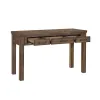 Samuel Lawrence Furniture S918-454 Cambridge - 3-Drawer Desk - Brown