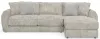 Jackson Furniture Industries 2306/63/76-01 Jackson Furniture Industries 2306/63/76-01 Bucktown - 2 Piece Sofa / RSF Chaise With Extra Thick Cuddler Seat Cushions - Parchment