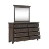 Liberty Furniture 297-BR-DM Paradise Valley - Dresser & Mirror - Saddle Brown