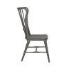 Liberty Furniture 237G-C1000S Liberty Furniture 237G-C1000S River Place - Windsor Back Side Chair - Riverstone Gray & Tobacco