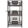 CoasterElevations 460394T Rogen - Metal Twin Triple Bunk Bed - Dark Bronze