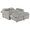 CoasterEssence 508307 Cotswold - Upholstered Convertible Sleeper Sofa Bed - Light Gray