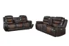 New Classic 22-7005-2PM New Classic 22-7005-2PM Nikko - P1 2 Piece Sofa & Loveseat Power Footrest - Brown