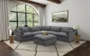 Coaster Fine Furniture 551455-SET Hobson - 6 Piece Upholstered Modular Sectional Sofa - Charcoal
